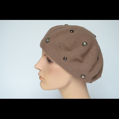 Берет Vizio фетровый Италия ореховый