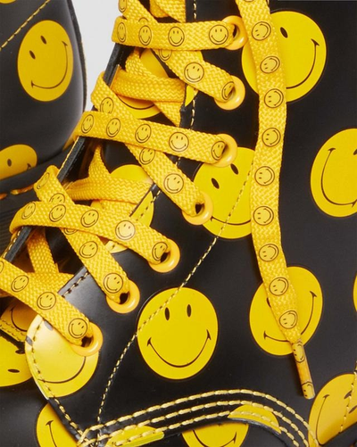 Ботинки Dr Martens 1460 Smiley® Smooth Leather Black