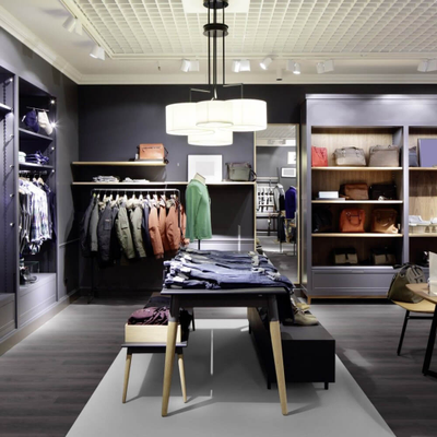 Виниловый пол Wineo 600 Wood ModernPlace DB188W6 в интерьере магазина