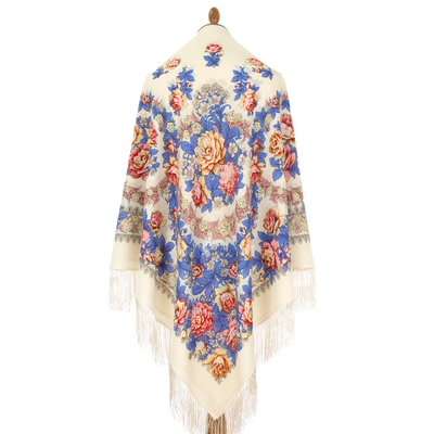 Павловопосадский платок Вдоль по реченьке 696-3