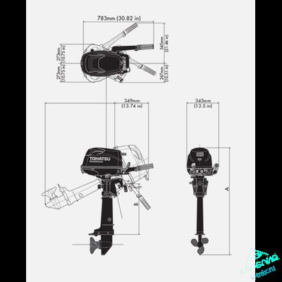 Лодочный мотор Tohatsu MFS5DSS