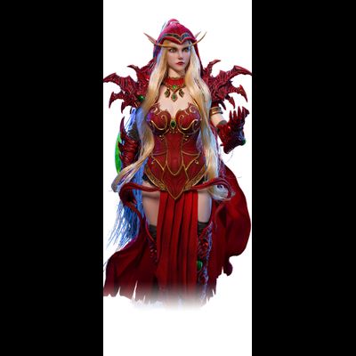 ПРЕДЗАКАЗ - Кровавая эльфийка Валира Сангвинар (World of Warcraft, WoW) - Коллекционная ФИГУРКА 1/6 Scale Blood Elf Rogue (SK-010) - SHARK TOYS ?ЦЕНА: 27900 РУБ.?