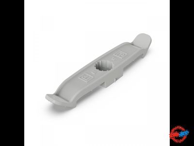 Держатель плоского кабеля Промрукав двусторонний на 4 места серый 20 шт. PR13.0440