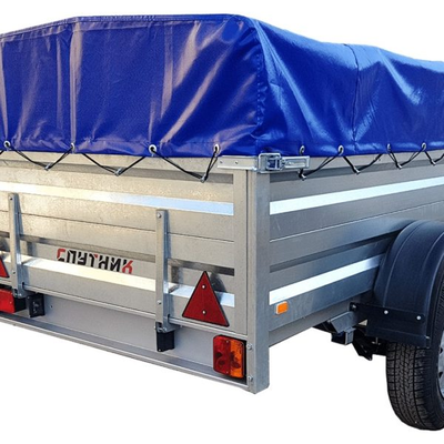 Прицеп «Спутник PRO» (1900x1200x480) увеличенный борт, оцинкованная рама, с силовым подрамником