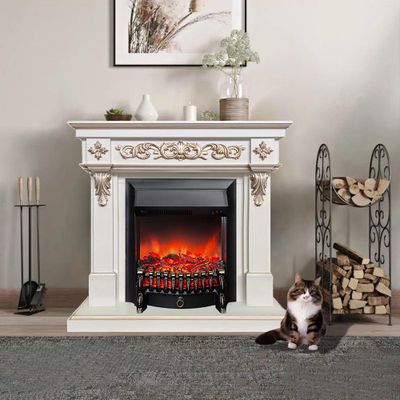 Электрокамин Глория WT с очагом Fobos