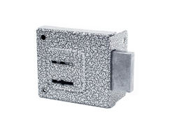 Замок накладной Птимаш ЗН4-1 серебро [44292]