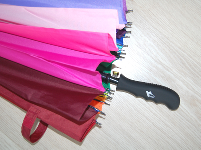 Зонт Радуга 24 спицы полуавтоматический с чехлом VISION