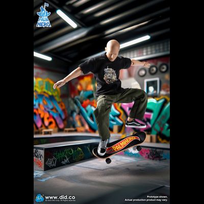Скейтер - Коллекционная фигурка 1/12 SCALE Palm Hero Simply Fun Series  The Skateboarder (SF80004) - DID
