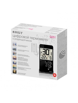 Электронный цифровой термометр с радиодатчиком RST 02251 (Q251)