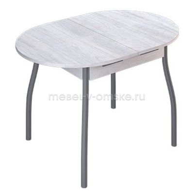 ОМ800 Стол обеденный Орфей-5. Размер: 1200х765х800. В разложенном виде: 1600х765х800.