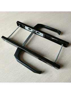 Гарнитур нажимной fluence 28/200/92 Белый- Антрацит