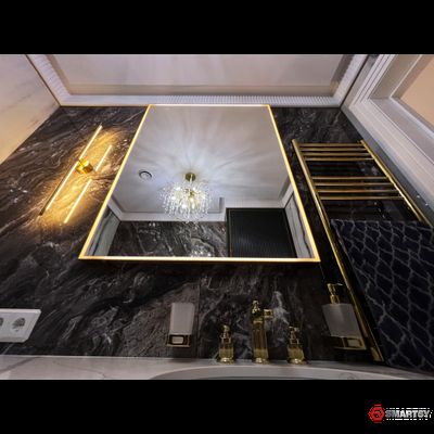 Зеркало с подсветкой и встроенной стерео акустикой Gilded Melody CLA