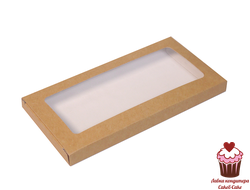 Упаковка под плитку шоколада Крафт 18х9 см БОЛЬШАЯ