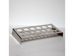 Подставка под капсы 23 отверстия (хром)