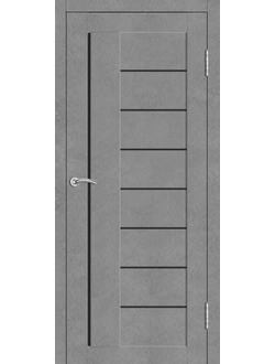 ЛАЙНДОР. ТУРИН 7. БЕТОН ТЕМНЫЙ/ ЧЕРНЫЙ ЛАК
