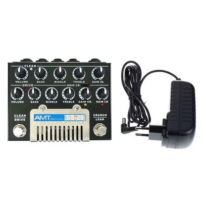 AMT SS-20 - трёхканальный ламповый гитарный предусилитель [БП в комплекте!]