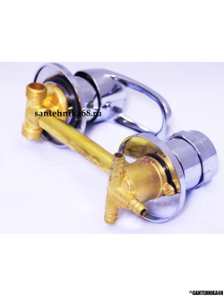 Смеситель для душевой кабины на 3 положения S3-10 S3-12 S3-15 см под шток