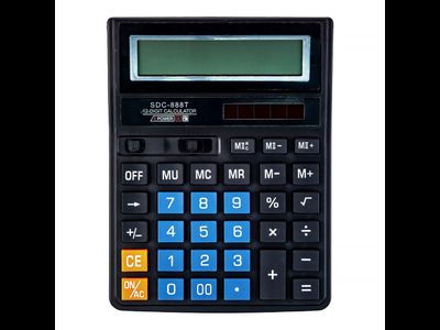 Калькулятор настольный SDC- 888 T, 12 разрядный, бухгалтерский