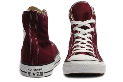 Дешевые Converse All Star  бордового цвета 139784F