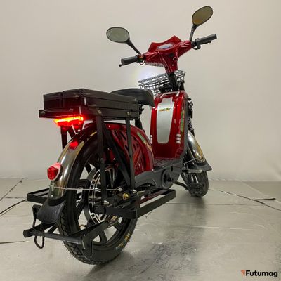 Электромопед GreenCamel Тайфун 17 (48V 12Ah 350W) быстросъем Красный