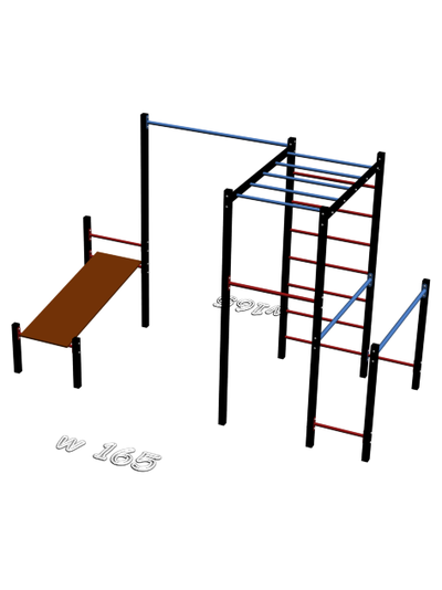 Спортивная площадка Workout W165