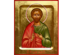 Роман Самосатский, святой мученик. Рукописная икона.
