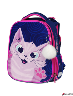 Ранец Berlingo Expert "Scary cat" 37*28*16см, 2 отделения, 2 кармана, анатомическая спинка. RU07103
