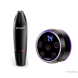 Стартовый набор для татуажа Аппарат Mast Pen + Блок Mast Halo