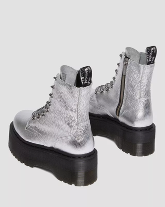 Dr martens silver metallic new arrivals
