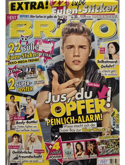 BRAVO Magazine № 33 2013 Justin Cover