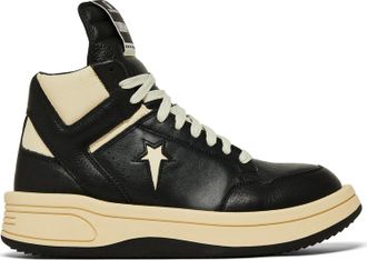 Кроссовки Converse x Rick Owens Turbodrk Mid Black Cloud Cream