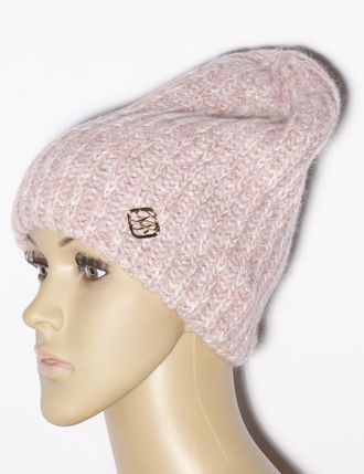 Екатеринбург. Шапка женская "Колпак мелкая изнанка"11512 розовая