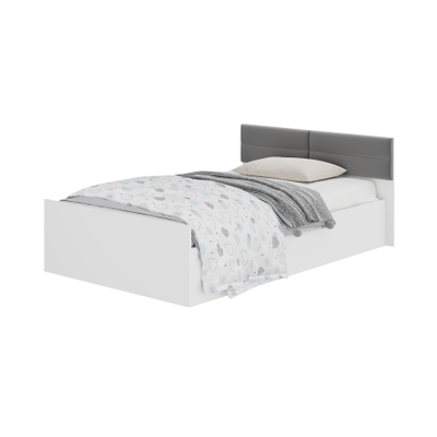 Фьюжн КР-08 кровать 1,2 белый (без основания)