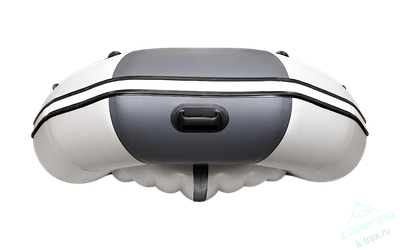 Лодка ПВХ Мастер Лодок Таймень NX3400НДНД Pro "Комби" Св.Серый / Графит