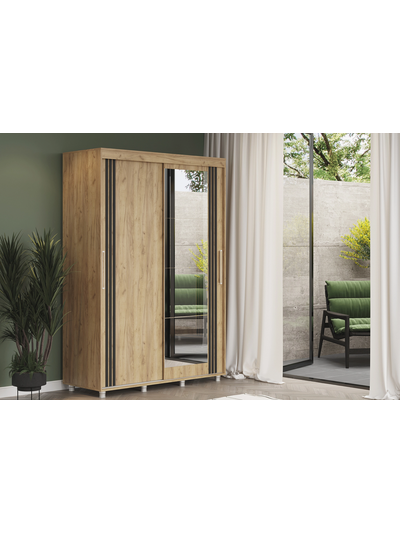 Форест 1.5 м шкаф-купе  Дуб крафт золотой