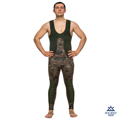 Гидрокостюм неопрен 7мм Marlin CAMOSKIN PRO green р.50