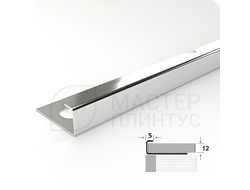 ПРОФИЛЬ ОКАНТОВОЧНЫЙ К 12НСП.2700.001 СТАЛЬ ПОЛИРОВАННАЯ