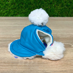 Шапочка для собак "POM", голубая