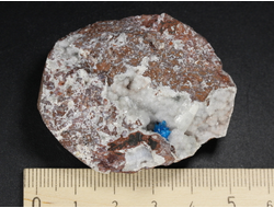 Кавансит, кристаллы на породе, Индия (50*41*20 мм, 47 г) №28638