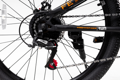 FET technics Limited Edition 24" Черный/оранжевый (21 скорость, дисковые тормоза)