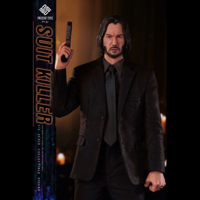 Джон Уик (Киану Ривз, &quot;Джон Уик&quot;) - Коллекционная ФИГУРКА 1/6 scale Suit killer (PT-sp61) - PRESENT TOYS