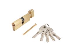 Механизм замка Стандарт MAX 80 (40х40В) SB 5кл мат.золото перф.ключ/верт. [98498]