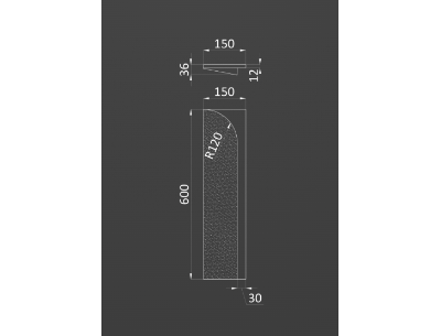 Гипсовая панель GLORIOUS-5 артикул E-0268