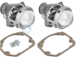 Бигалогенный комплект Hella 3R H7 с рамками для замены штатных линз автомобиля Acura RDX (2006-2012 г.в.)