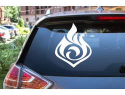 Наклейка виниловая Genshin Impact, Геншин Импакт №4