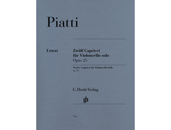 Piatti Alfredo: 12 Capricci op. 25 for Violoncello solo