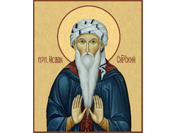 Исаак Сирин Ниневийский, Святой Преподобный. Рукописная икона.