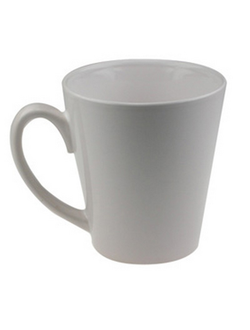 708128 Кружка белая для лате под нанесение h 10см, 360мл