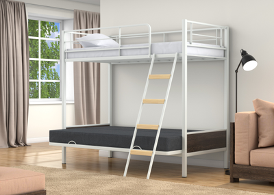 Двухъярусная кровать-диван Дакар 2 Белый (вставки венге) фото 1