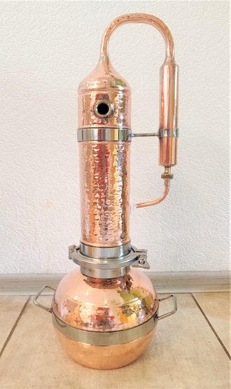 Айламбик с колонной на клампах. Португалия CopperCrafts арт.1017